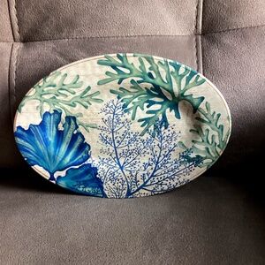 Nicole Miller ocean  melamine platter